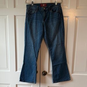 Lucky Brand Sofia Boot Cut Jeans Size 12 / 31 Ankle Mid Rise Shorter Inseam